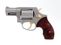 Taurus Model 85 Stainless/Gold 38 Special Revolver - 2850029GR