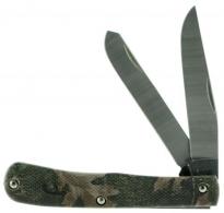 Case 18332 Trapper Folder Steel Clip Point/Spey Synthetic Camo - 201