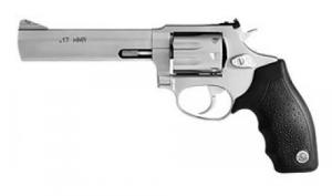 Taurus Model 17 Stainless 5" 17 HMR Revolver - 17CSS5