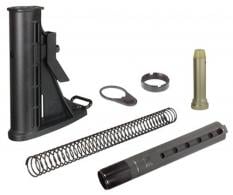 UTG Pro Mil-Spec Stock Assembly AR15/M16 Black Polymer w/Aluminum Tube - RBU6BM