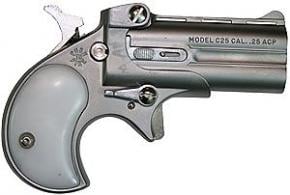Cobra Firearms Satin/Pearl 25 ACP Derringer - DDC25S