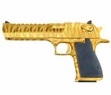 Magnum Research Desert Eagle Mark XIX Pistol 50 AE 6 in. Titanium Gold with - DE50TGTS