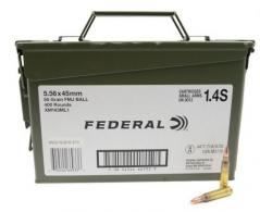 Federal 5.56 55gr FMJ 400rd can - XM193ML1