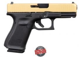 Glock G19 Gen5 Apollo Custom Black/Gold 9mm Pistol - ACG57031