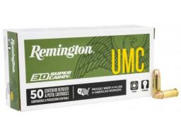 Remington UMC Full Metal Jacket 30 Super Carry Ammo 100gr  50 Round Box - 20015