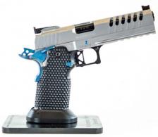 MPA DS9 Hybrid 9mm PVD Coated Stainless Frame & Slide, Blue Controls - DS9HYBSB