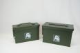 Hickok45 2 Pc. Metal Ammo Can Set - 10107-H