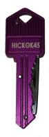 Hickok45 Key Ring Knife - Purple