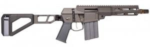 Q, LLC. The Fix 8.6 BLK 10rd 8IN, 1:3 Twist, Pistol (With Brace) Tactical Gray w/Black Accents - FIX868INPISTOL