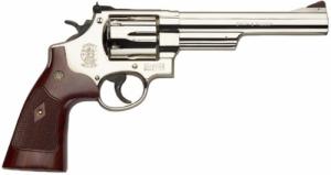 Smith & Wesson Model 29 Nickel/Walnut Grip 6.5" 44mag Revolver - 150144
