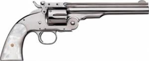 Uberti 1875 No. 3 2nd Model Top Break Stainless 38 Special Revolver - 348574