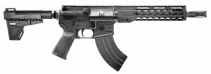 Diamondback Firearms - Diamondback Firearms DB15 7.62x39mm 10"Pst.Blk W/9"Alum R - DB15P47B10