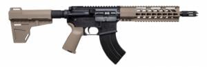 Diamondback Firearms - Diamondback Firearms DB15 7.62x39mm 10"Pst.FDE W/9" Alum - DB15P47FDE10