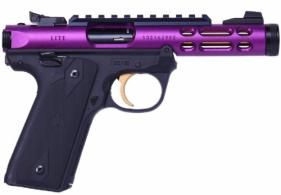 Ruger Mark IV 22/45 Lite .22 LR 4.4" Threaded Purple Anodized Finish 10+1 - 43931