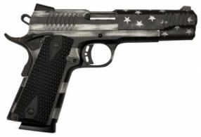 Citadel CITC9MMFSPUSG 1911-A1 Government 9mm Luger 5" 10+1 Overall American Flag Gray Cerakote Finish with Steel Slide, Black G1 - CITC9MMFSPUSAG