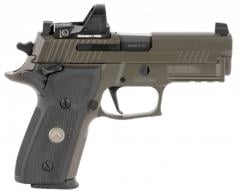 Sig Sauer P229 Compact Legion RX 9mm 3.90 15+1 Legion Gray Cerakote Elite Black G10 Grip
