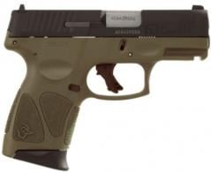 Taurus G3C Green/Black 9mm Pistol - 1G3C931O