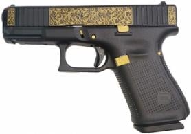 Glock 19 G5 9MM Gold Scroll 4.02in. 15+1 - PA195S204GLD
