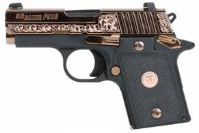 Sig Sauer P938 Single 9mm 3 6+1 Black G10 Grip Polished Rose Gold - 9389ERGAMBI
