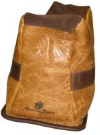 BenchMaster BMALBBKE American Bison Rifle Rest Front Bag Unfilled Brown Leather 24 oz - BMALBBKE