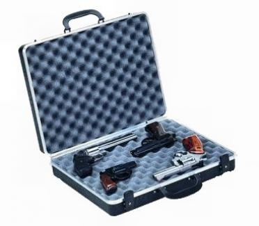 Plano Black Four Pistol Case - 10404