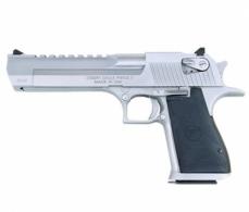 Magnum Research Desert Eagle Mark XIX Pistol 50 AE 6 in. Brushed Chrome 7 r - DE50BC
