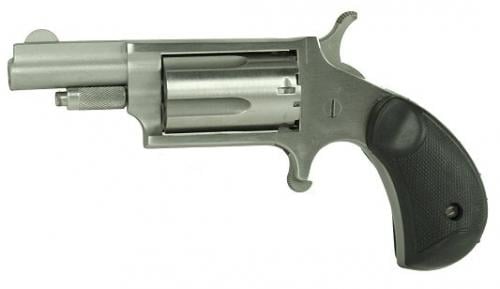 North American Arms Mini Black/Stainless 1.63" 22 Magnum / 22 WMR Revolver - 22MGRCHSS