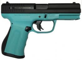 FMK Firearms 9C1 G2 FAT Engraved Single 9mm 4" 14+1 Blue Jay Blue Pol - FMKG9C1G2ETB