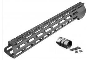 Aim Sports AR M-Lok Handguard Rifle 6061-T6 Aluminum Black Hard Coat Anodized High 13.5" - MTM13H308