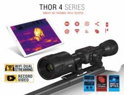 ATN Thor 4 2-8x Thermal Rifle Scope - TIWST4382A