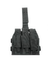 Tac Force Adjustable & Removable Black Thigh Magazine Pouch - S86013B