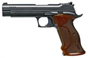 Sig Sauer P210 Target SAO 9mm 5" 8+1 Black Nitron Walnut Target Grip Adjustable Sights - 210A9TGT