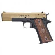 Chiappa Firearms 1911 22 Tan SA .22 LR  5" 10+1 Wood Grip Black - 401049