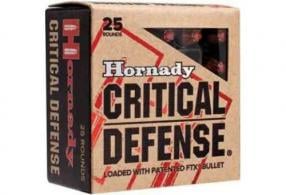 Hornady Critical Defense 38 Spl +P  110gr  FTX 25rd box - 90311