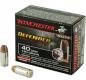 Main product image for Winchester PDX1 Defender Bonded Jacket Hollow Point 40 S&W Ammo 20 Round Box