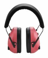 Champion Pink Adjustable Electronic Earmuffs - 40975