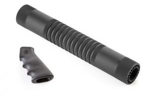 Hogue AR15 OverMold Rubber Grip/Knurled Aluminum Forend Kit - 15038