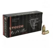 Fiocchi Centerfire 9mmX18mm Ultra Police Metal Case 100 GR 5 - 9X18