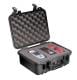 Pelican Protector Case made of Polypropylene with Black Finish, Foam Padding, Over-Molded Handle, Stainless Steel Hardware - 1400