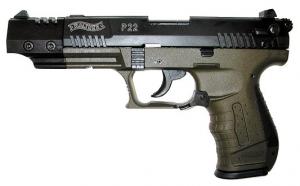Walther Arms P22 .22lr 5" Military OD Green California Approved - CAP22008
