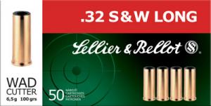SELLIER & BELLOT 32 Smith & Wesson Long Wad Cutter 1 - V311302U