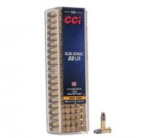 CCI Small Game Subsonic .22 LR 40gr Lead Hollow Point 100ct Box - 0056