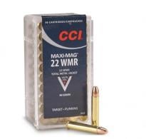 CCI Maxi-Mag  22 Magnum / 22 WMR Ammo 40gr Total Metal Jacket  50 Round Box - 0023