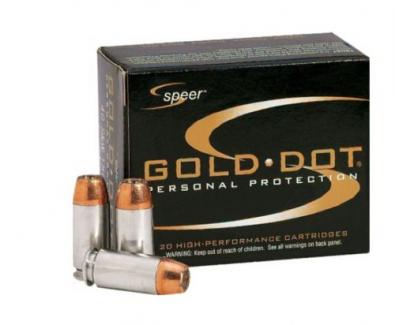 Speer 38 Special +P 125 Grain Gold Dot Hollow Point - 23720