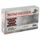 Winchester Super-X  243 Winchester 80gr Jacketed Soft Point 20rd box