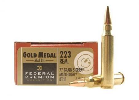 Federal Premium 223 Remington 55 Grain Sierra GameKing Boat- - P223E