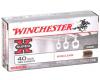 Main product image for Winchester Super X Winclean Brass Enclosed Base Soft Point 40 S&W Ammo 180 gr 50 Round Box