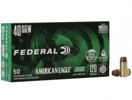Main product image for Federal American Eagle IRT Total Metal Jacket 40 S&W Ammo 50 Round Box