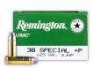 Remington .38 Spc +P 125 Grain Jacketed Hollow Point - L38S2