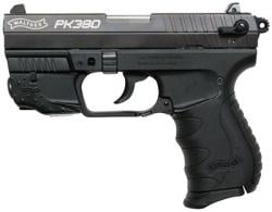 Walther Arms WAN40010 PK380 No Lock 380ACP 3.66" 8+1 w/Laser Blk Syn Grip Blk